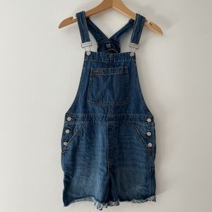 Gap Women’s Denim Overall Shorts Small